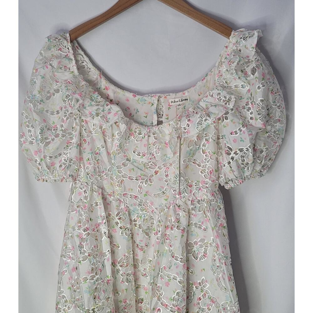 For Love and Lemons- NWT White eyelet dress- size small- READ - Picture 2 of 10